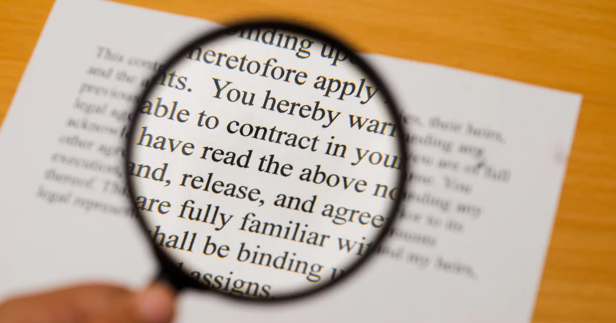 The Costly Mistake of Ignoring the Fine Print